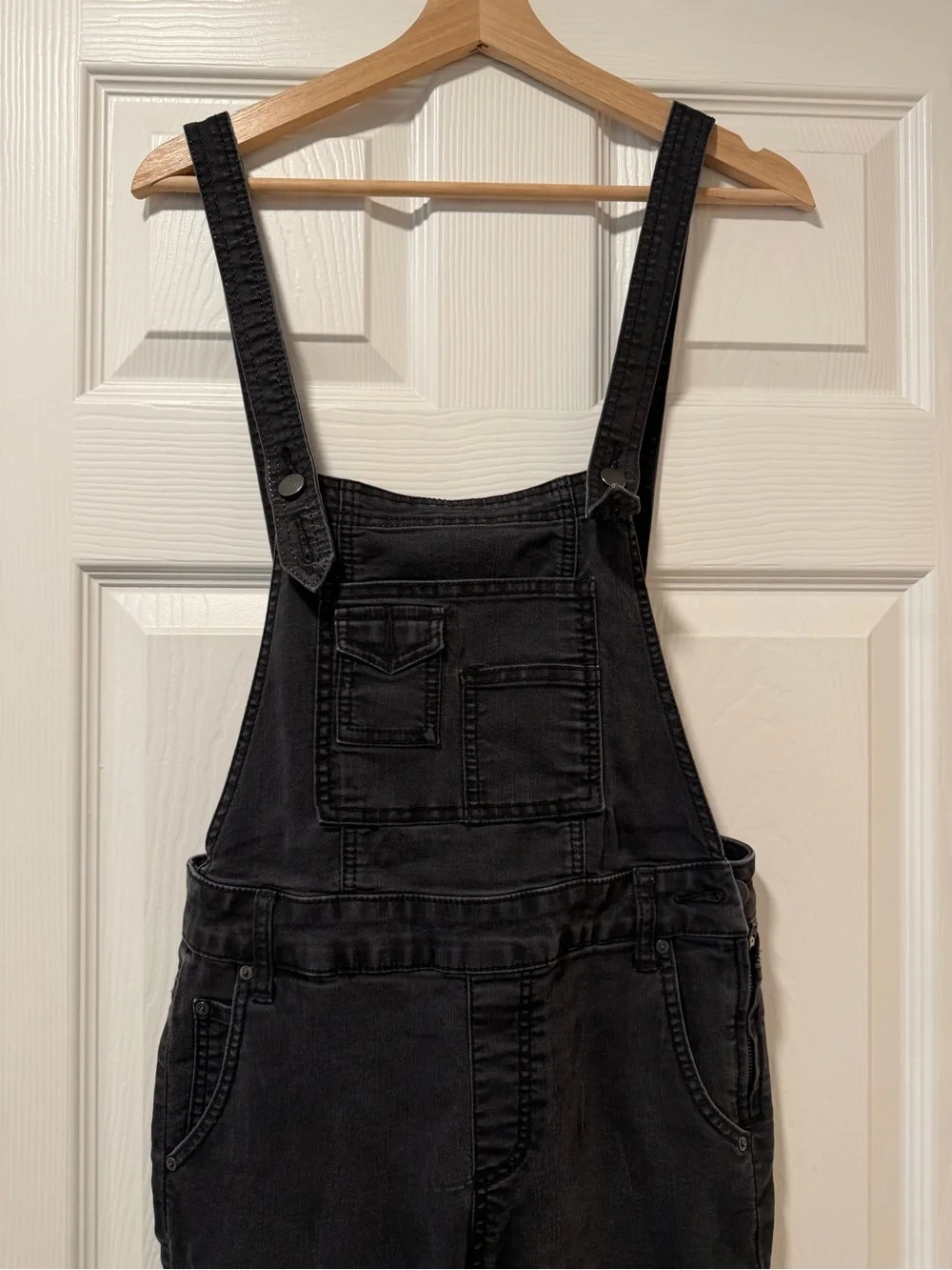 Free People Denim Overalls